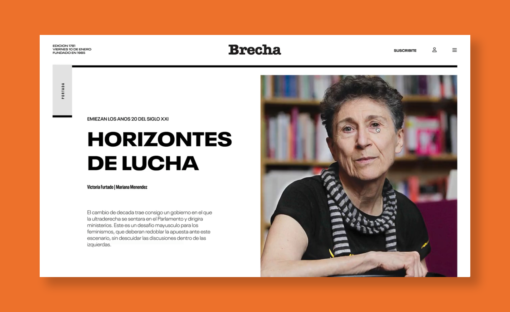 Brecha Weekly Redesign